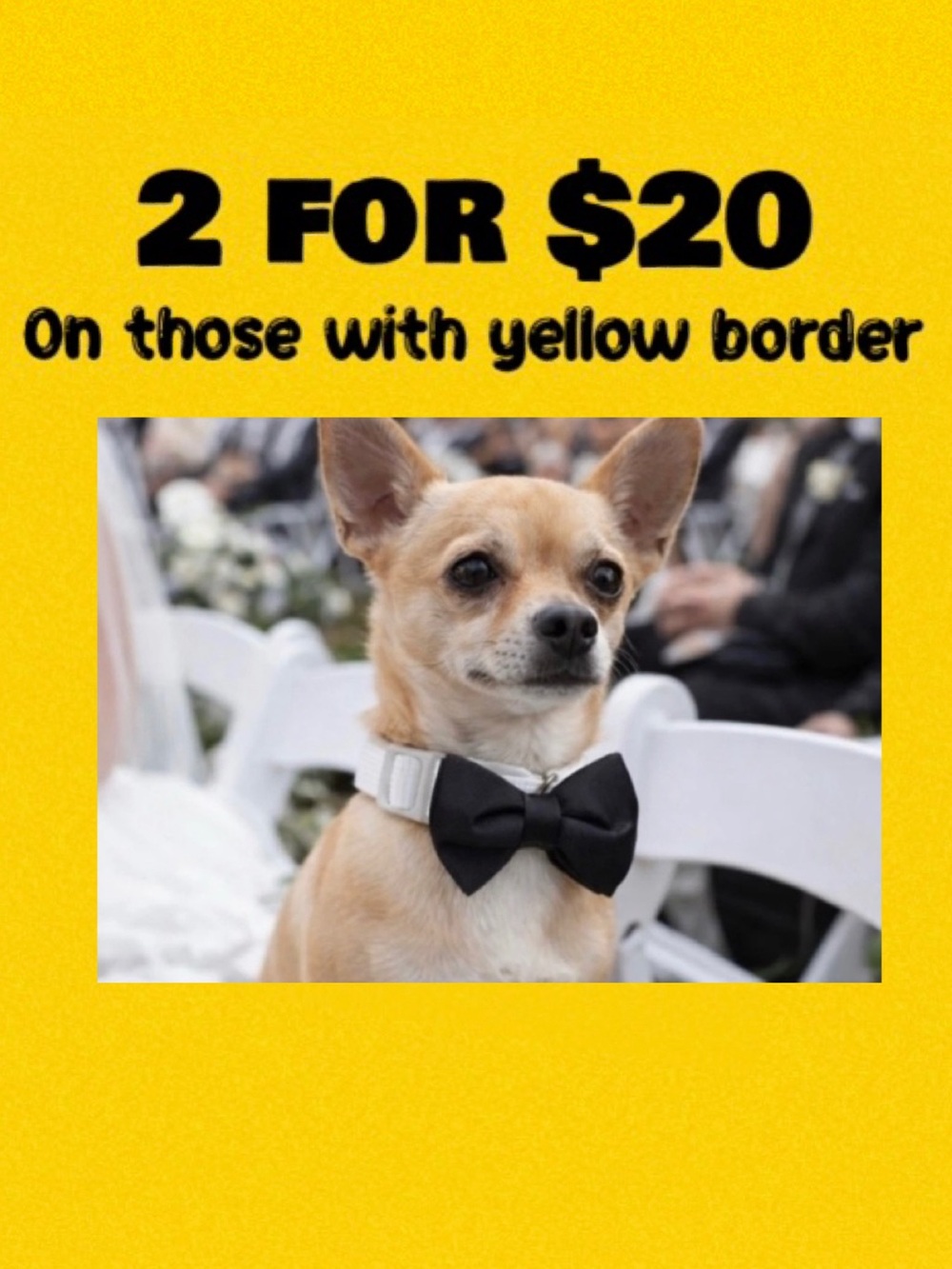🪢 Doghaus Wedding Formal Chic Satin Bow Tie Dog Collar Tuxedo Cute NWT S 8 - 12”